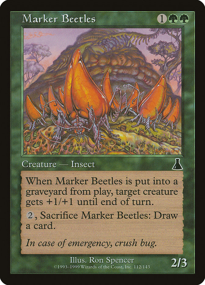 Marker Beetles [Urza's Destiny] - Magic: The Gathering - Card Brawlers | Quebec | Canada |
