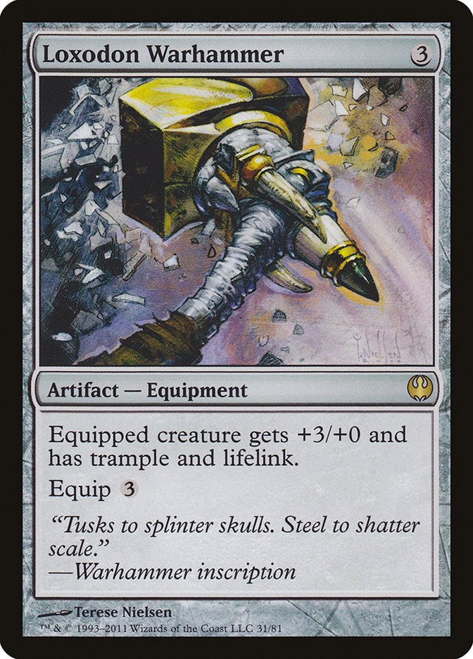 Loxodon Warhammer [Duel Decks: Knights vs. Dragons] - Magic: The Gathering - Card Brawlers | Quebec | Canada |