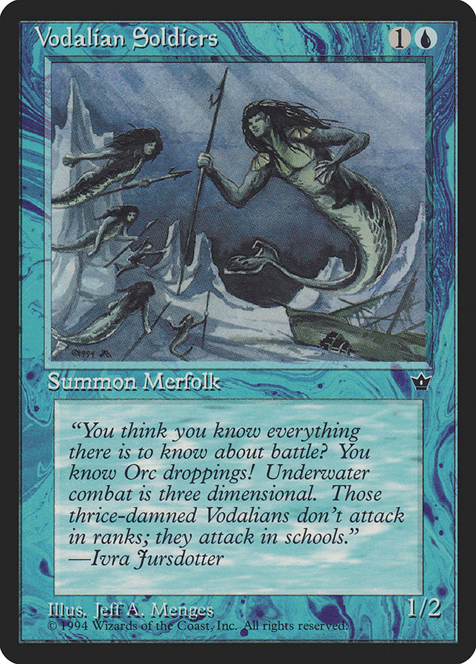 Vodalian Soldiers (Jeff A. Menges) [Fallen Empires] - Magic: The Gathering - Card Brawlers | Quebec | Canada |