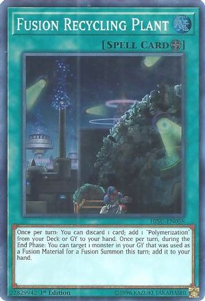 Fusion Recycling Plant [HISU-EN058] Super Rare - Yu-Gi-Oh! - Card Brawlers | Quebec | Canada |