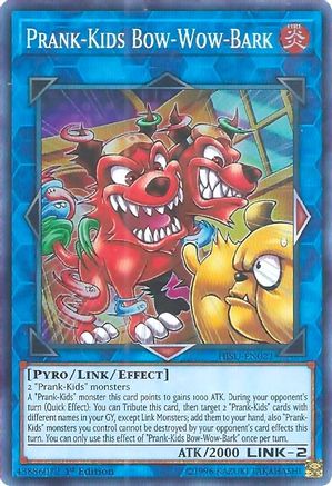 Prank-Kids Bow-Wow-Bark [HISU-EN021] Super Rare - Yu-Gi-Oh! - Card Brawlers | Quebec | Canada |