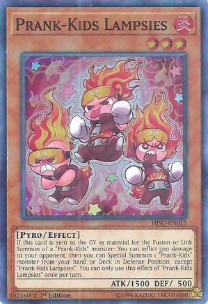 Prank-Kids Lampsies [HISU-EN015] Super Rare - Yu-Gi-Oh! - Card Brawlers | Quebec | Canada |