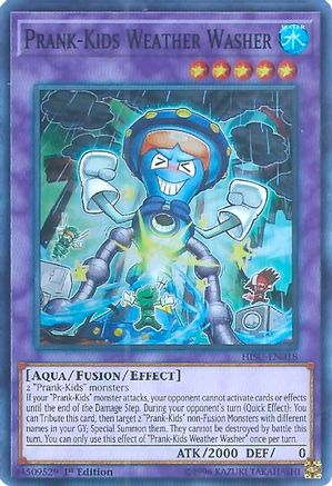 Prank-Kids Weather Washer [HISU-EN018] Super Rare