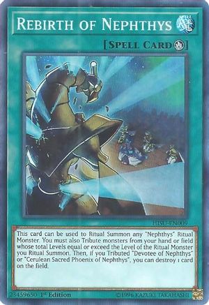Rebirth of Nephthys [HISU-EN009] Super Rare - Yu-Gi-Oh! - Card Brawlers | Quebec | Canada |