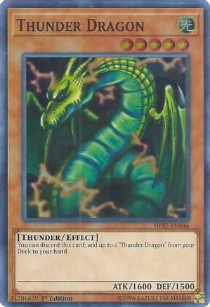Thunder Dragon [HISU-EN046] Super Rare - Yu-Gi-Oh! - Card Brawlers | Quebec | Canada |