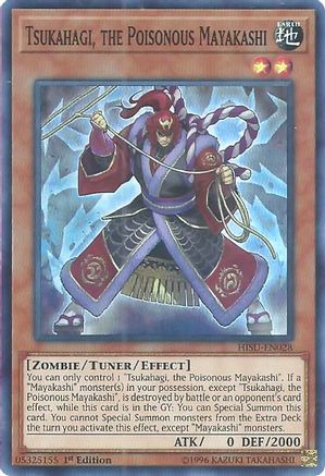 Tsukahagi, the Poisonous Mayakashi [HISU-EN028] Super Rare - Yu-Gi-Oh! - Card Brawlers | Quebec | Canada |