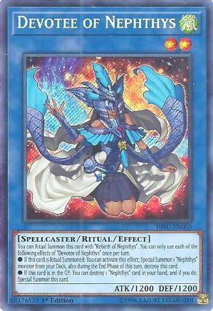 Devotee of Nephthys [HISU-EN005] Secret Rare - Yu-Gi-Oh! - Card Brawlers | Quebec | Canada |
