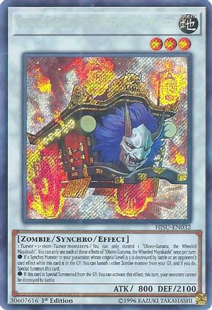 Oboro-Guruma, the Wheeled Mayakashi [HISU-EN032] Secret Rare - Yu-Gi-Oh! - Card Brawlers | Quebec | Canada |