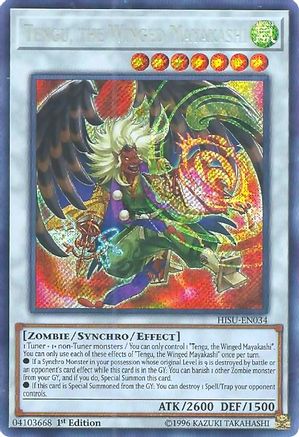 Tengu, the Winged Mayakashi [HISU-EN034] Secret Rare