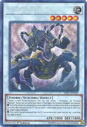 Tsuchigumo, the Poisonous Mayakashi [HISU-EN033] Secret Rare - Yu-Gi-Oh! - Card Brawlers | Quebec | Canada |