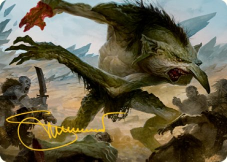 Troll Art Card (Gold-Stamped Signature) [Dungeons & Dragons: Adventures in the Forgotten Realms Art Series] - Magic: The Gathering - Card Brawlers | Quebec | Canada |