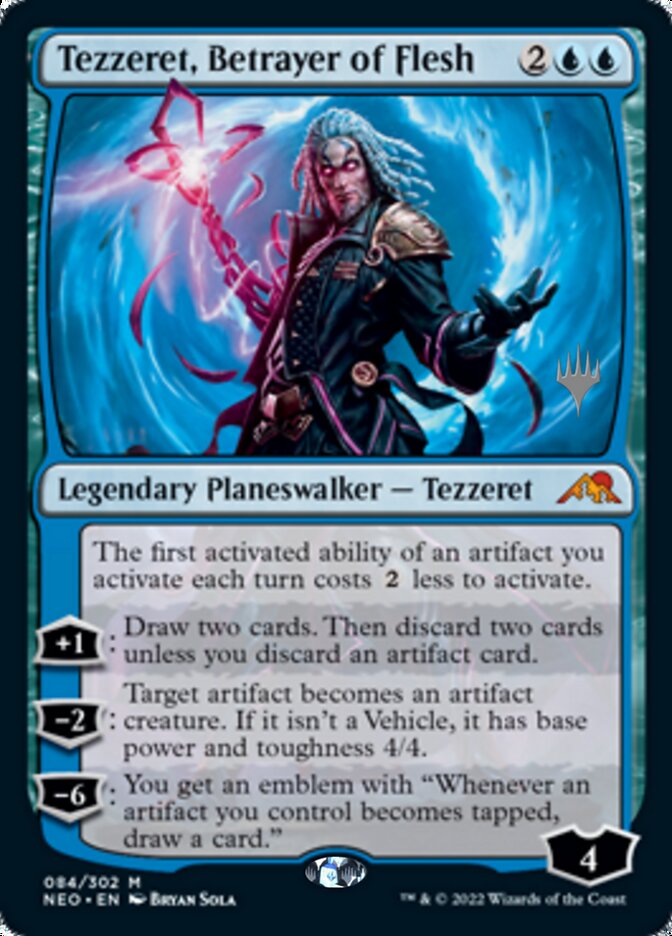 Tezzeret, Betrayer of Flesh (Promo Pack) [Kamigawa: Neon Dynasty Promos] - Magic: The Gathering - Card Brawlers | Quebec | Canada |