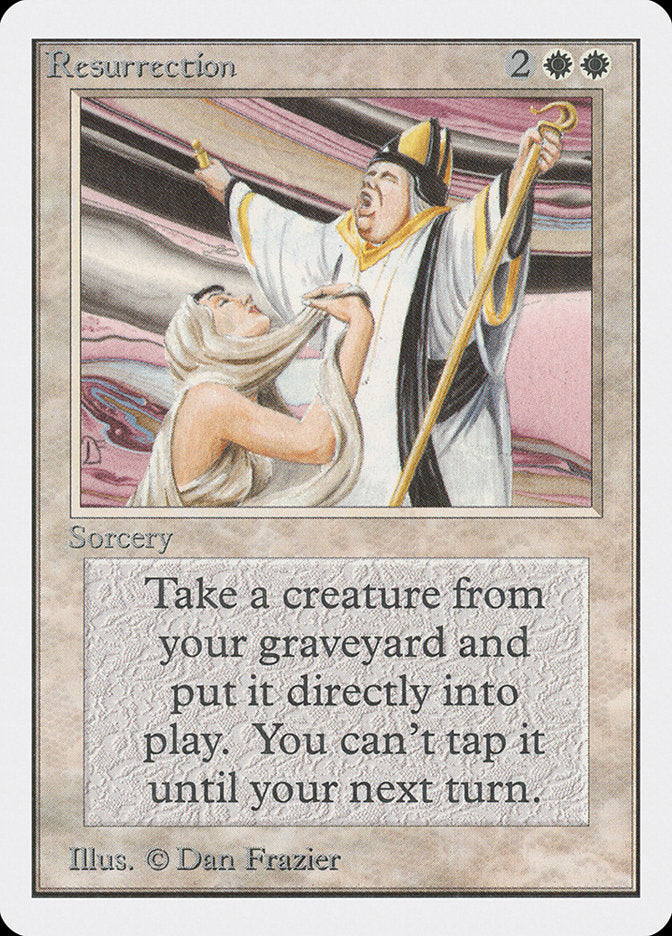 Resurrection [Unlimited Edition] - Magic: The Gathering - Card Brawlers | Quebec | Canada |