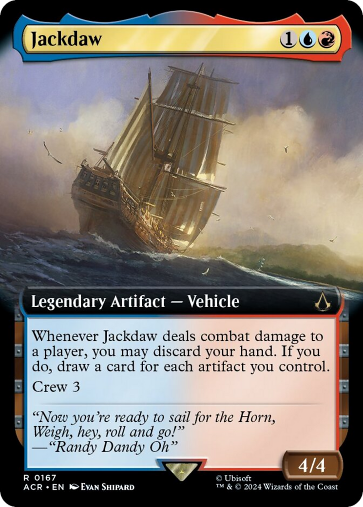 Jackdaw (Extended Art) [Assassin's Creed] - Magic: The Gathering - Card Brawlers | Quebec | Canada |