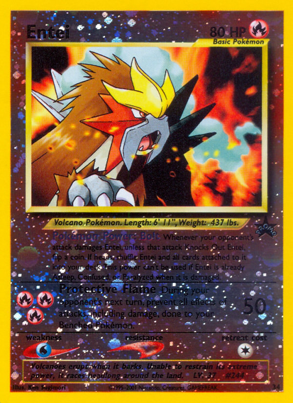 Entei (34) [Wizards of the Coast: Black Star Promos] - Pokémon - Card Brawlers | Quebec | Canada |