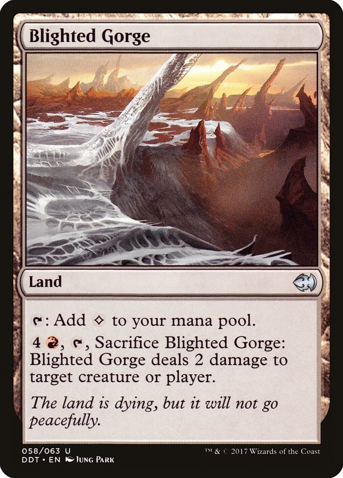 Blighted Gorge [Duel Decks: Merfolk vs. Goblins] - Magic: The Gathering - Card Brawlers | Quebec | Canada |