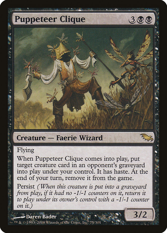 Puppeteer Clique [Shadowmoor] - Magic: The Gathering - Card Brawlers | Quebec | Canada |