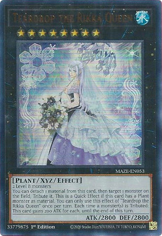 Teardrop the Rikka Queen [MAZE-EN053] Ultra Rare - Yu-Gi-Oh! - Card Brawlers | Quebec | Canada |