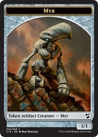 Myr (023) // Thopter (025) Double-Sided Token [Commander 2018 Tokens] - Magic: The Gathering - Card Brawlers | Quebec | Canada |
