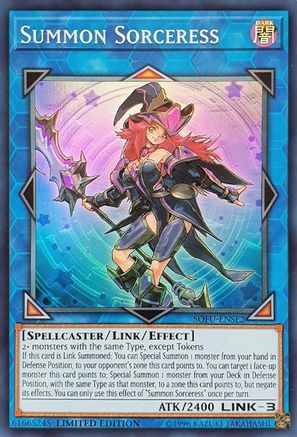 Summon Sorceress [SOFU-ENSE2] Super Rare - Yu-Gi-Oh! - Card Brawlers | Quebec | Canada |