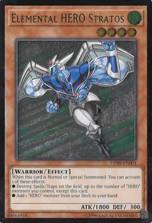 Elemental HERO Stratos [OP09-EN001] Ultimate Rare - Yu-Gi-Oh! - Card Brawlers | Quebec | Canada |
