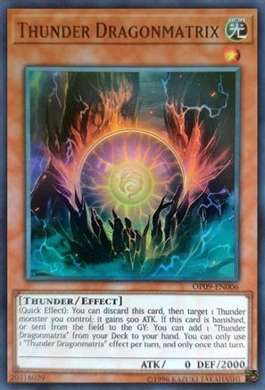 Thunder Dragonmatrix [OP09-EN006] Super Rare - Yu-Gi-Oh! - Card Brawlers | Quebec | Canada |
