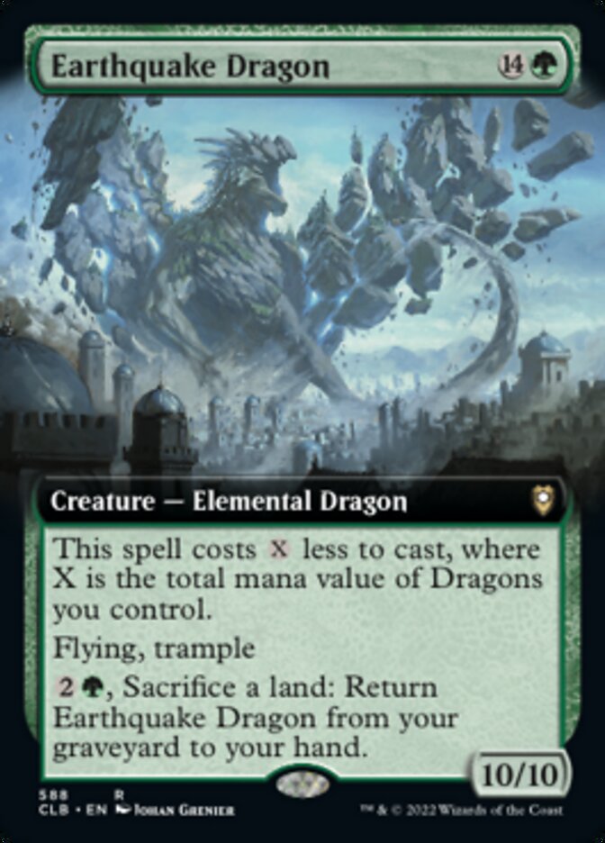 Earthquake Dragon (Extended Art) [Commander Legends: Battle for Baldur's Gate] - Magic: The Gathering - Card Brawlers | Quebec | Canada |