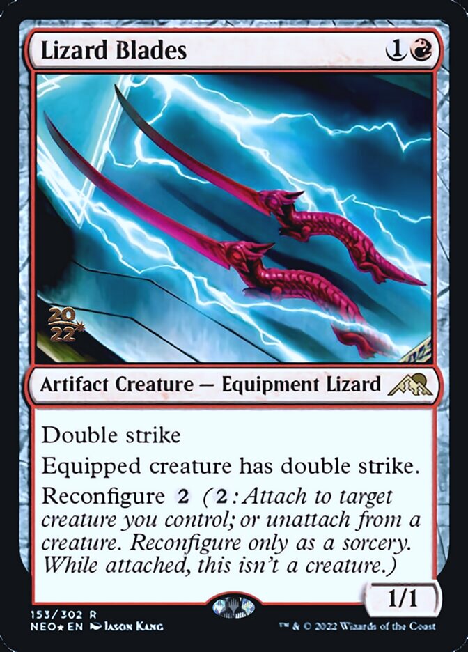 Lizard Blades [Kamigawa: Neon Dynasty Prerelease Promos] - Magic: The Gathering - Card Brawlers | Quebec | Canada |