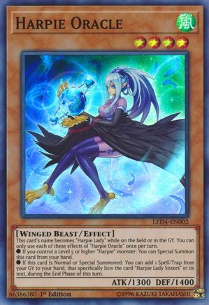 Harpie Oracle [LED4-EN002] Super Rare - Yu-Gi-Oh! - Card Brawlers | Quebec | Canada |