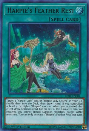 Harpie's Feather Rest [LED4-EN004] Ultra Rare - Yu-Gi-Oh! - Card Brawlers | Quebec | Canada |