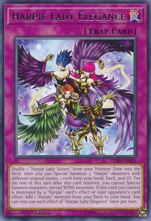 Harpie Lady Elegance [LED4-EN005] Rare - Yu-Gi-Oh! - Card Brawlers | Quebec | Canada |