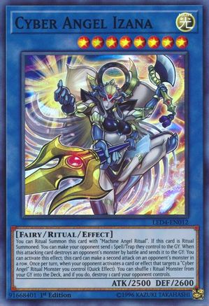 Cyber Angel Izana [LED4-EN012] Super Rare - Yu-Gi-Oh! - Card Brawlers | Quebec | Canada |