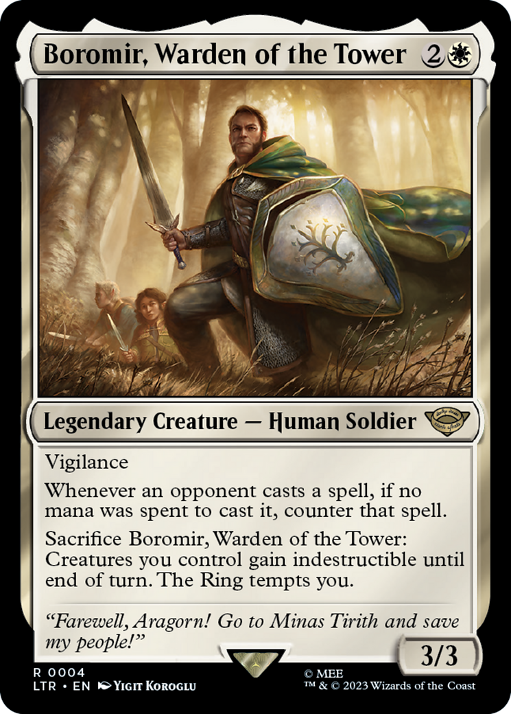 Boromir, Warden of the Tower [The Lord of the Rings: Tales of Middle-Earth] - Magic: The Gathering - Card Brawlers | Quebec | Canada |