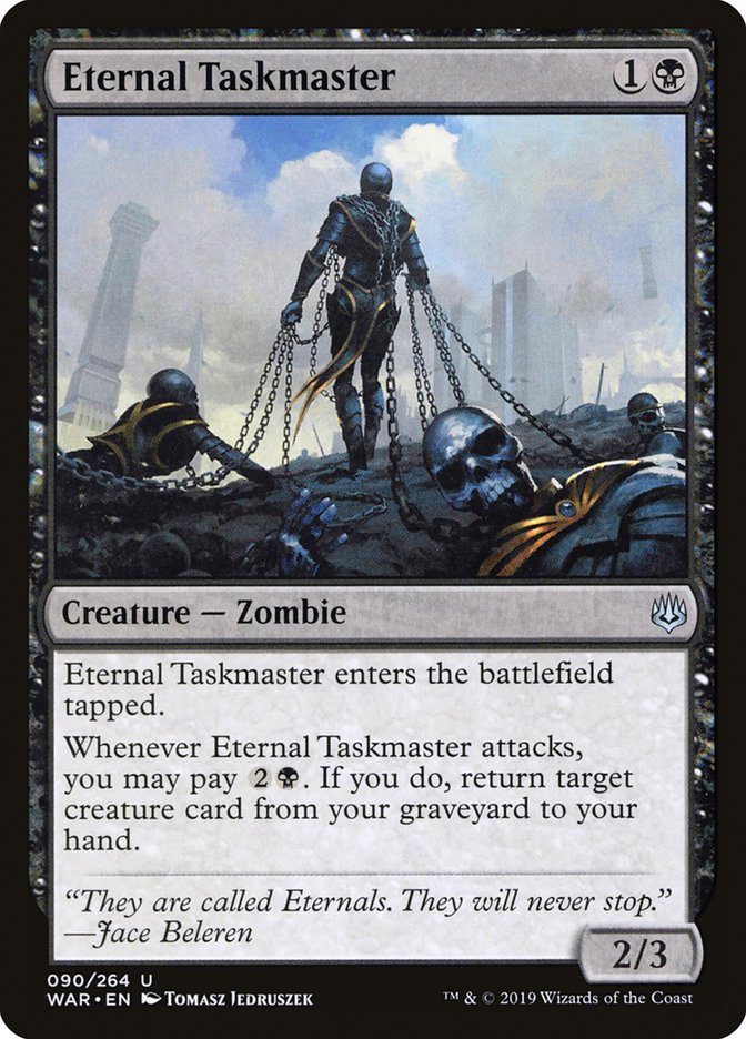 Eternal Taskmaster [War of the Spark] - Magic: The Gathering - Card Brawlers | Quebec | Canada |