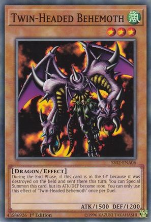 Twin-Headed Behemoth [SS02-ENA06] Common - Yu-Gi-Oh! - Card Brawlers | Quebec | Canada |