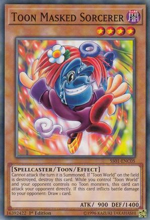 Toon Masked Sorcerer [SS01-ENC05] Common - Yu-Gi-Oh! - Card Brawlers | Quebec | Canada |