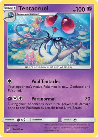 Tentacruel (61/181) [Sun & Moon: Team Up] - Pokémon - Card Brawlers | Quebec | Canada |
