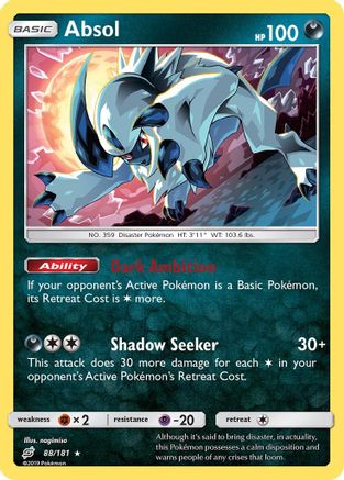 Absol (88/181) [Sun & Moon: Team Up] - Pokémon - Card Brawlers | Quebec | Canada |
