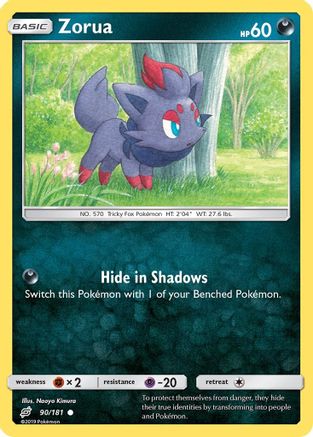 Zorua (90/181) [Sun & Moon: Team Up] - Pokémon - Card Brawlers | Quebec | Canada |