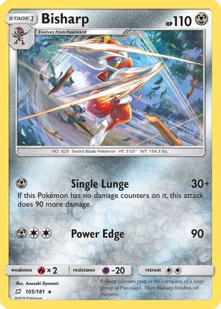 Bisharp (105/181) [Sun & Moon: Team Up] - Pokémon - Card Brawlers | Quebec | Canada |