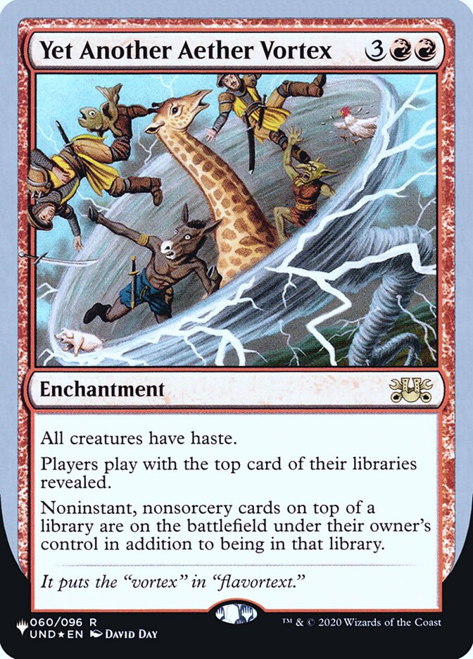Yet Another Aether Vortex (Unfinity Foil Edition) [The List] - Magic: The Gathering - Card Brawlers | Quebec | Canada |