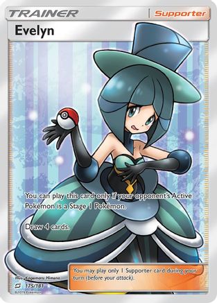 Evelyn (175/181) [Sun & Moon: Team Up] - Pokémon - Card Brawlers | Quebec | Canada |