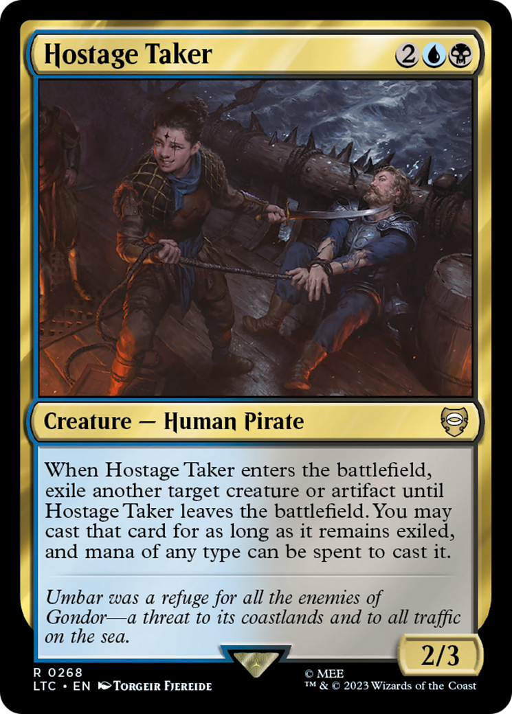 Hostage Taker [The Lord of the Rings: Tales of Middle-Earth Commander] - Magic: The Gathering - Card Brawlers | Quebec | Canada |
