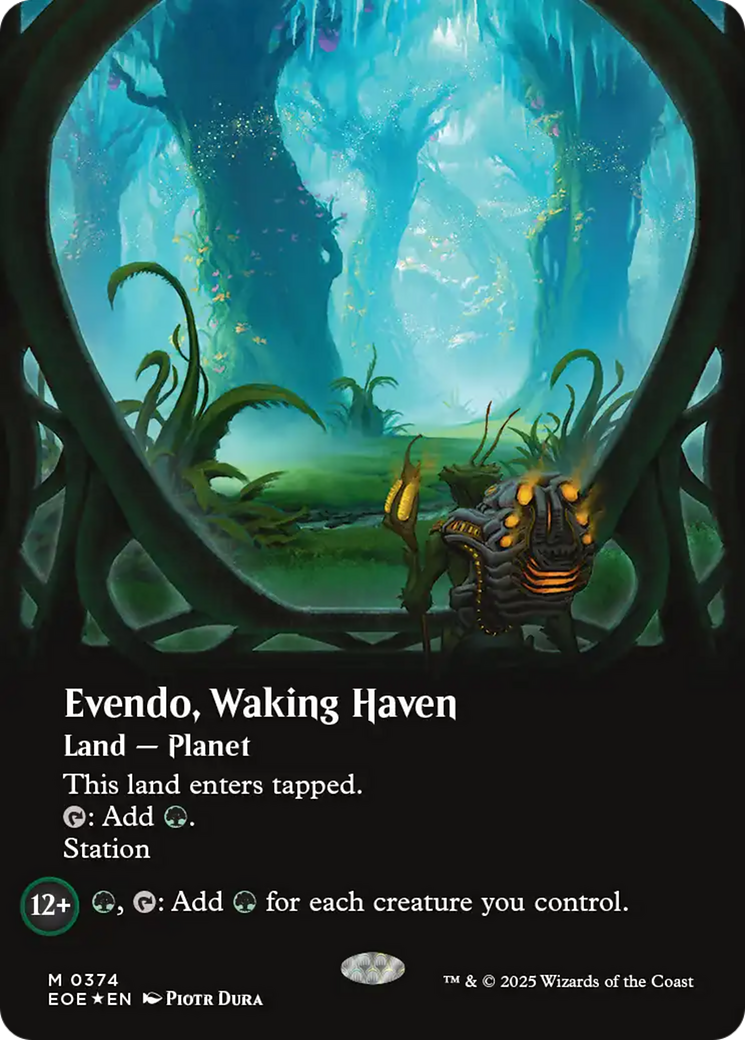 Evendo, Waking Haven (Borderless) (Galaxy Foil) [Edge of Eternities] - Magic: The Gathering - Card Brawlers | Quebec | Canada |