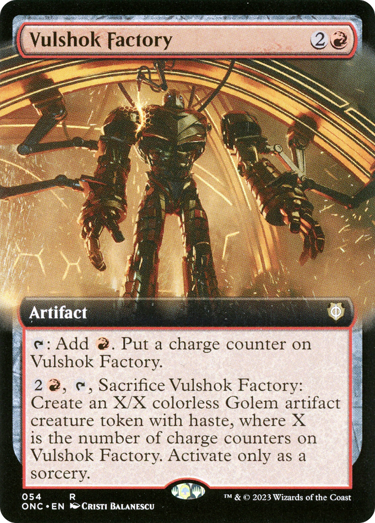 Vulshok Factory (Extended Art) [Phyrexia: All Will Be One Commander] - Magic: The Gathering - Card Brawlers | Quebec | Canada |