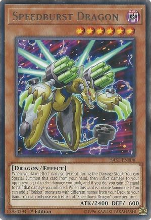 Speedburst Dragon [SAST-EN006] Rare - Yu-Gi-Oh! - Card Brawlers | Quebec | Canada |