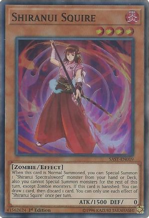Shiranui Squire [SAST-EN019] Super Rare - Yu-Gi-Oh! - Card Brawlers | Quebec | Canada |