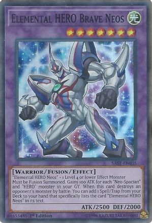 Elemental HERO Brave Neos [SAST-EN035] Super Rare - Yu-Gi-Oh! - Card Brawlers | Quebec | Canada |