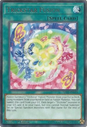 Trickstar Fusion [SAST-EN059] Rare - Yu-Gi-Oh! - Card Brawlers | Quebec | Canada |