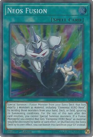 Neos Fusion [SAST-EN060] Super Rare - Yu-Gi-Oh! - Card Brawlers | Quebec | Canada |